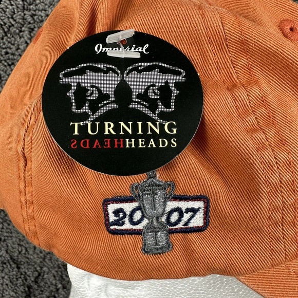 2007 Official US Open Oakmont USGA Truberry Group Orange Adjustable Hat Cap Golf - Picture 6 of 8